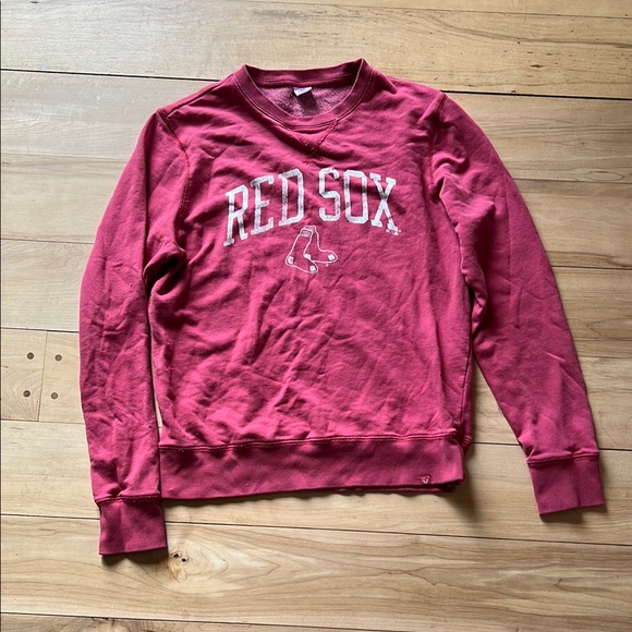47 Other - Red Crewneck Sweater with Vintage Look